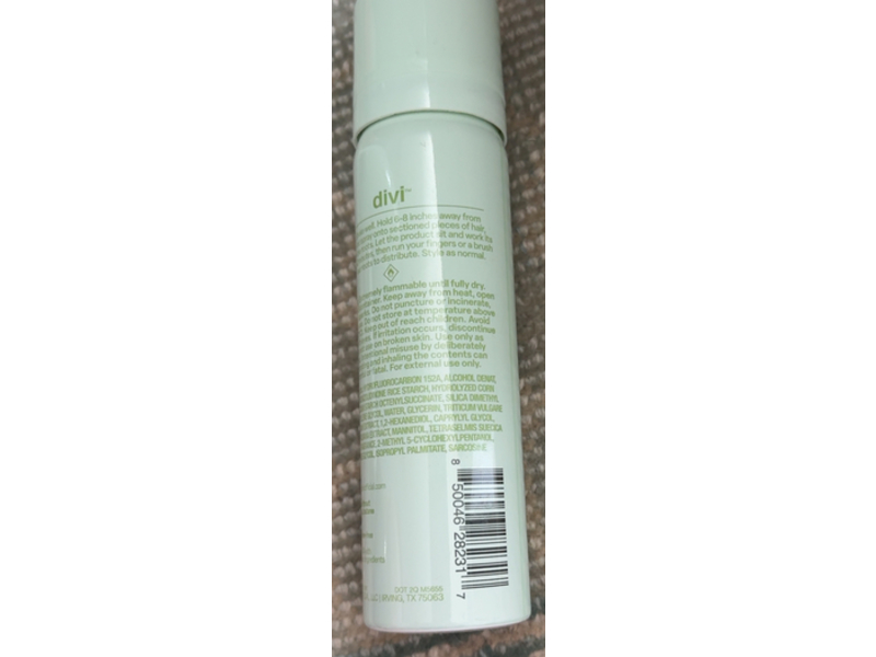 Divi Dry Shampoo, 1.7 oz/48.2 g