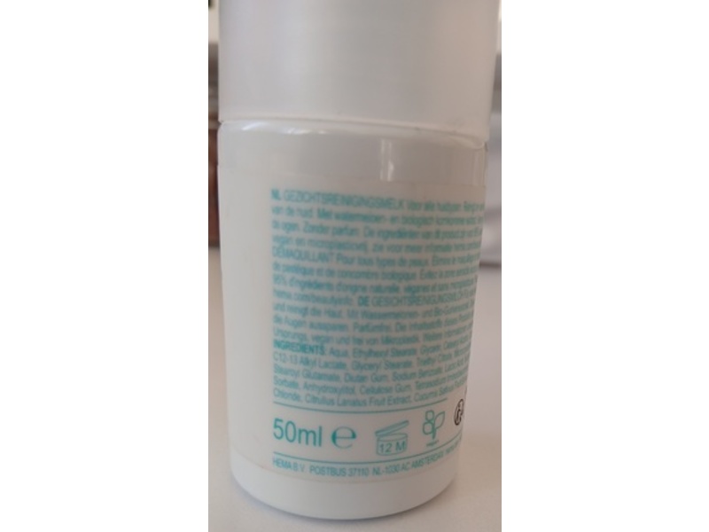 Hema Cleansing Milk, Watermelon & Cucumber Extract, 50 mL