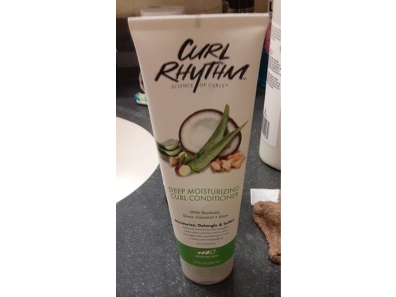Curl Rhythm Deep Moisturizing Curl Conditioner, Baobab + Shea + Coconut & Aloe, 10 fl oz/295 mL