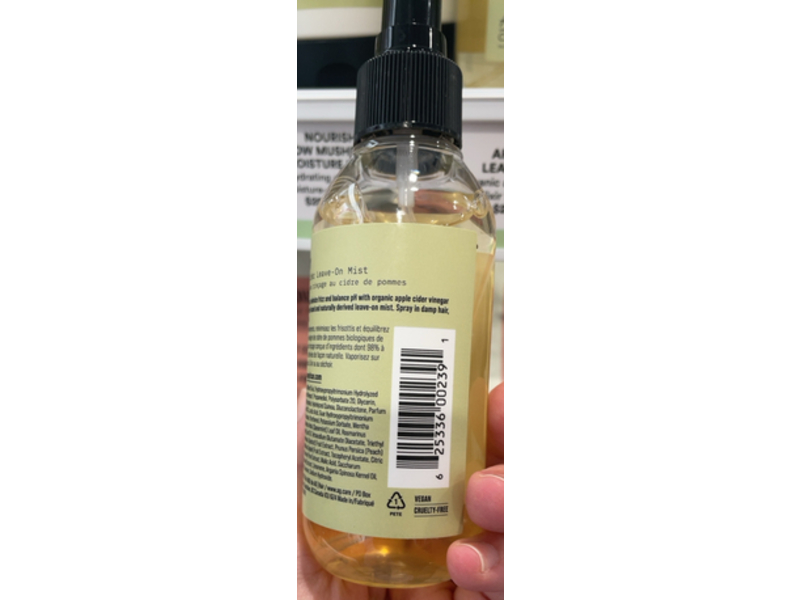 AG Care Remedy Leave On Mist, Apple Cider Vinegar, 5 fl oz/148 mL