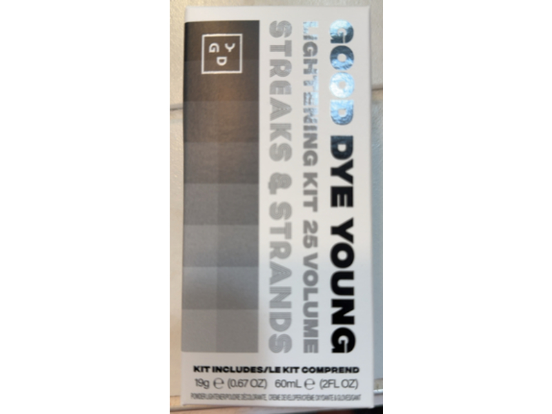 Good Dye Young Hair Lightening 25 Volume Kit, Streaks & Strands