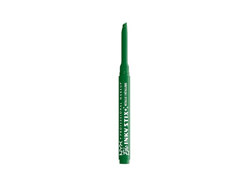 Nyx Epic Inky Stix Cream Gel Eyeliner, 14 Electric Emerald, 0.003 oz/0.1 g