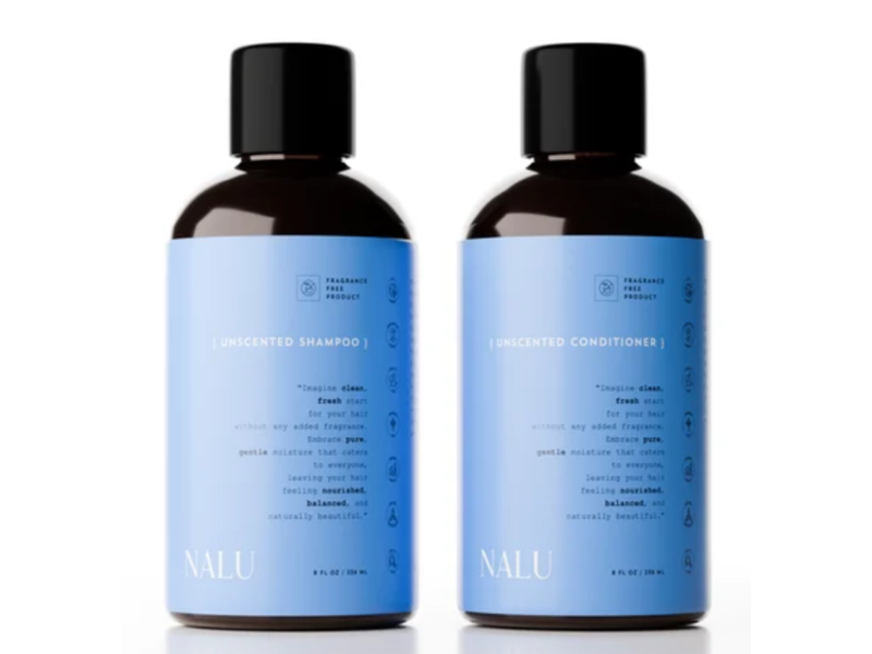 Laritelle NALU Organic Shampoo & Conditioner Set, Unscented