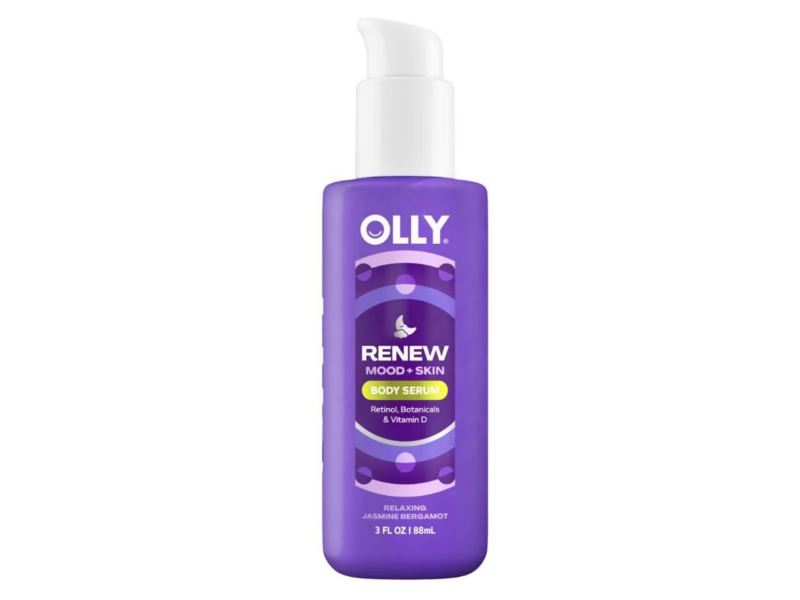 Olly Renew Mood + Skin Body Serum, Jasmine Bergamot, 3 fl oz/88 mL