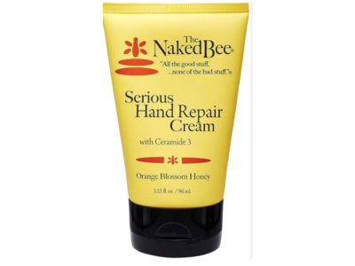 The Naked Bee Serious Hand Repair Cream, Orange Blossom Honey, 3.25 fl oz/ 96 mL