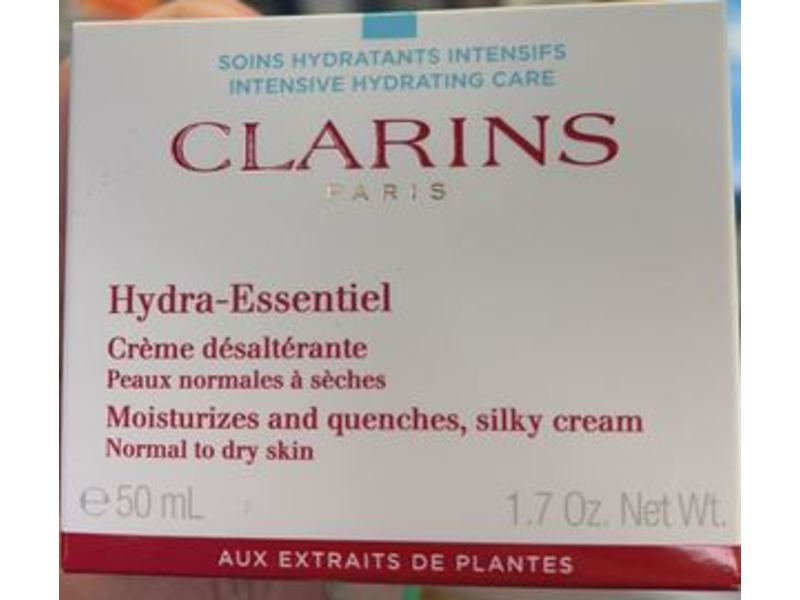 Clarins Paris Hydra Essentiel Moisturizes & Quenches, Silky Cream, 1.7 oz/50 mL