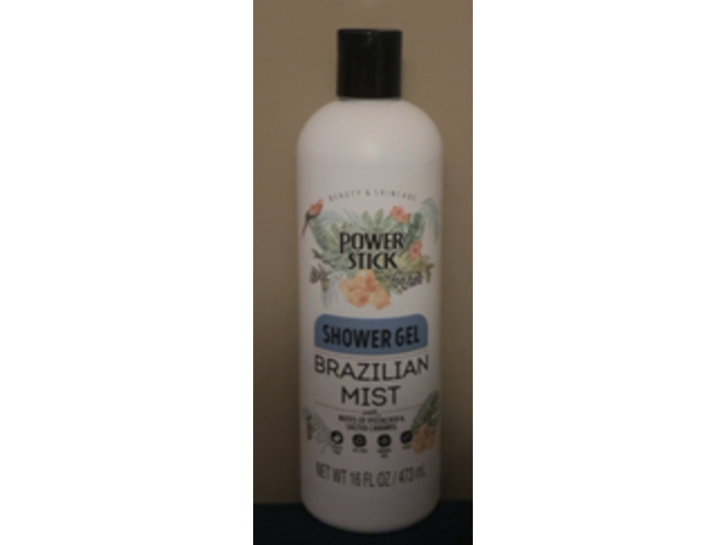 Power Stick Shower Gel, Brazilian Mist, 16 fl oz/473 mL, Pack Of 2