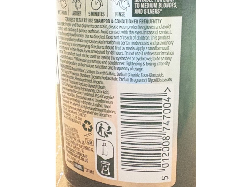 Provoke Go Icy Platinum Effect Shampoo, 5.0 fl oz/150 mL