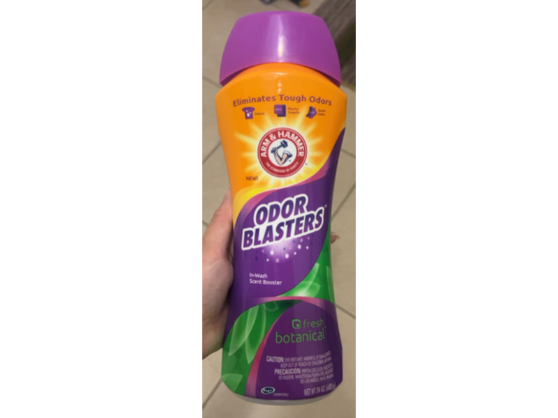 Arm & Hammer Odor Blasters In-Wash Scent Booster, Fresh Botanical, 24 oz/680 g