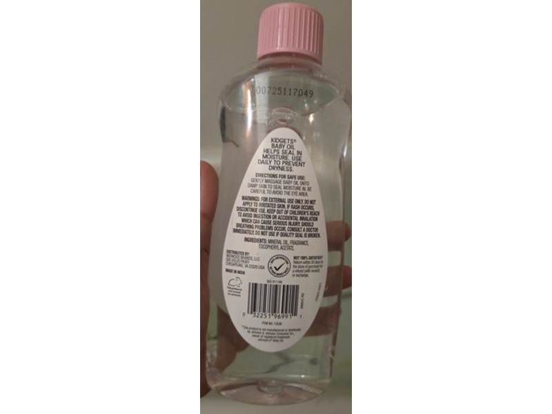 Kidgets Baby Oil, 14 fl oz/414 mL