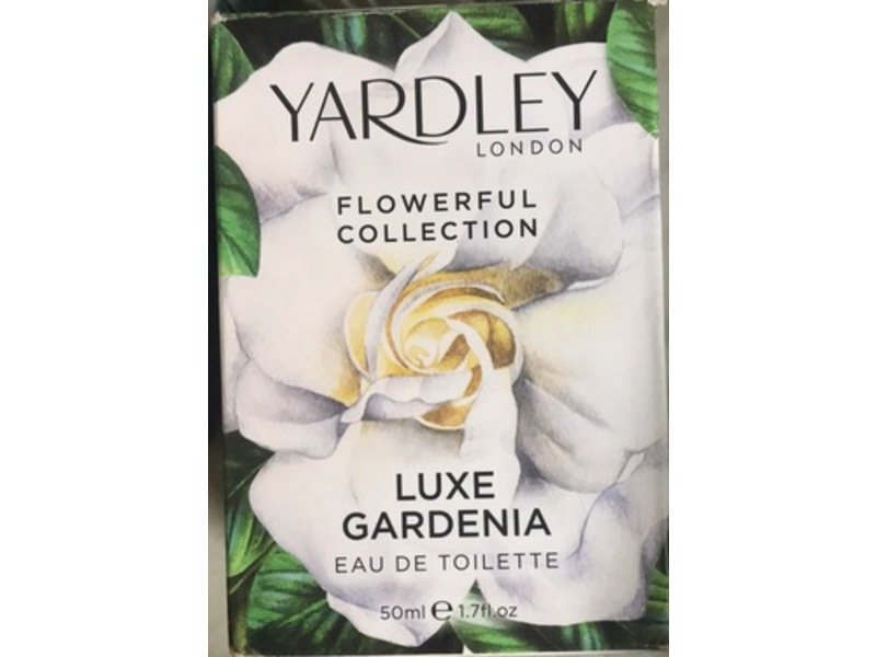 Yardley London Eau De Toilette, Luxe Gardenia, 1.7 fl oz/50 mL