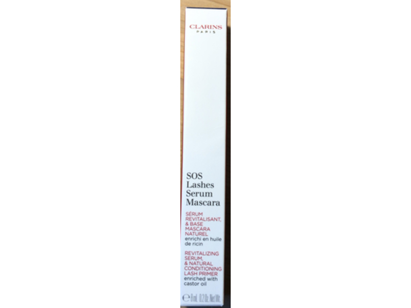 Clarins SOS Lashes Serum Mascara, 01 Caramel, 0.2 oz/8 mL