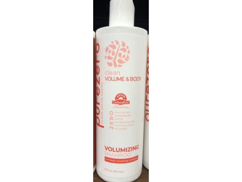 Purezero Clean Volumizing Shampoo, 12 fl oz/354 mL