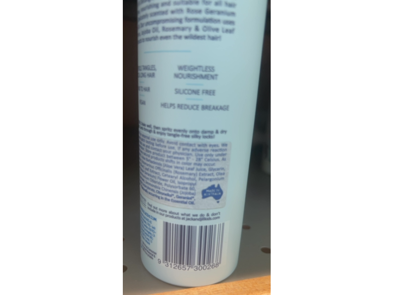 Jack N' Jill Natural Bathtime Detangler & Leave-In Conditioner, 6.67 fl oz/200 mL