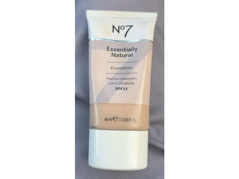 No7 Essentially Natural Foundation, SPF 15, 1.3 fl oz/40 mL