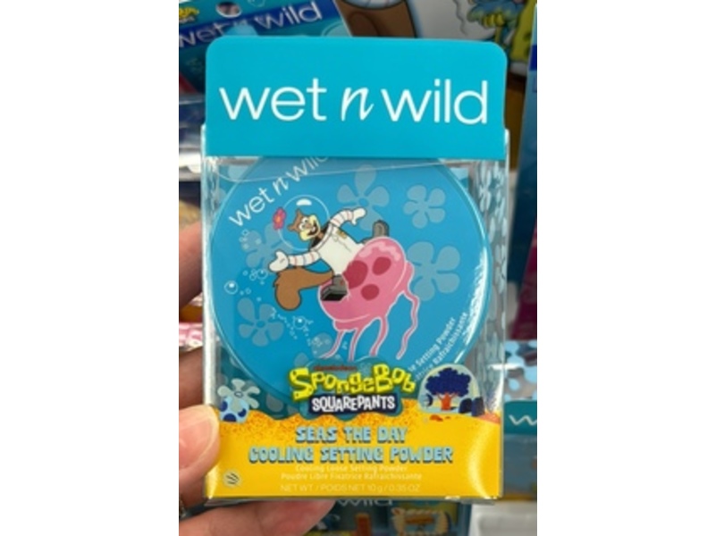 Wet n Wild Sponge Bob Setting Powder, Seas The Day, 0.35 oz/10 g