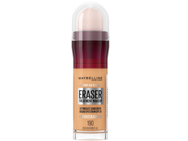 Maybelline New York Instant Age Rewind Eraser Treatment Makeup, 150 Classic Ivory, SPF 18, 0.68 fl oz/20 mL