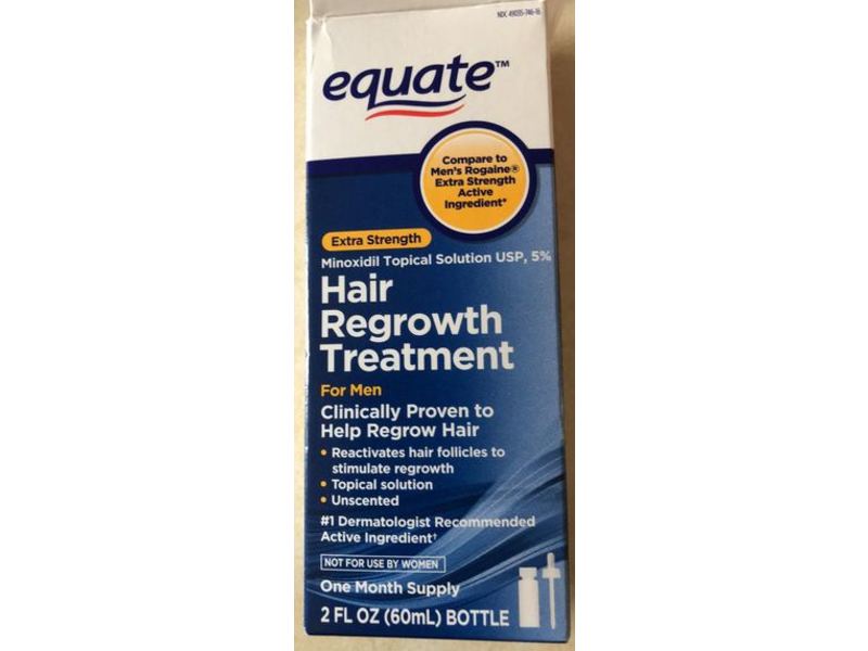 Equate Extra Strength Men's Hair Regrowth, 2 fl oz/60 mL