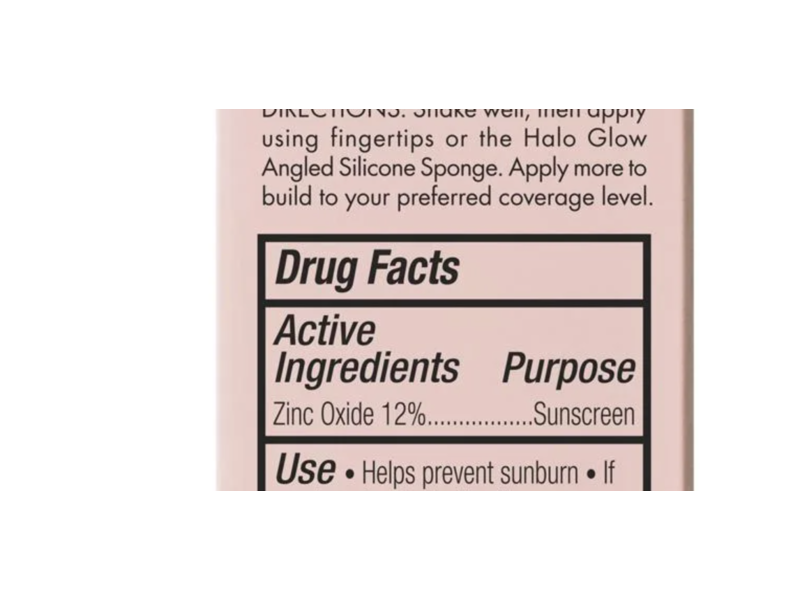 e.l.f. Halo Glow Skin Tint, SPF 50, 6 Light Cool, 1 fl oz/30 mL