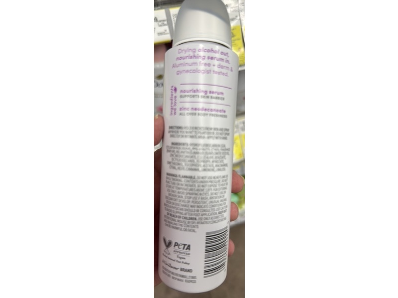 Dove Whole Body Deo, Lavendar Bloom, 4 oz/113 g