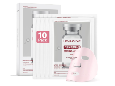 Youth Laboratory Healoine Soothing Ampoule Mask, Pdrn Compact, 1.05 oz/30 g, Pack Of 10