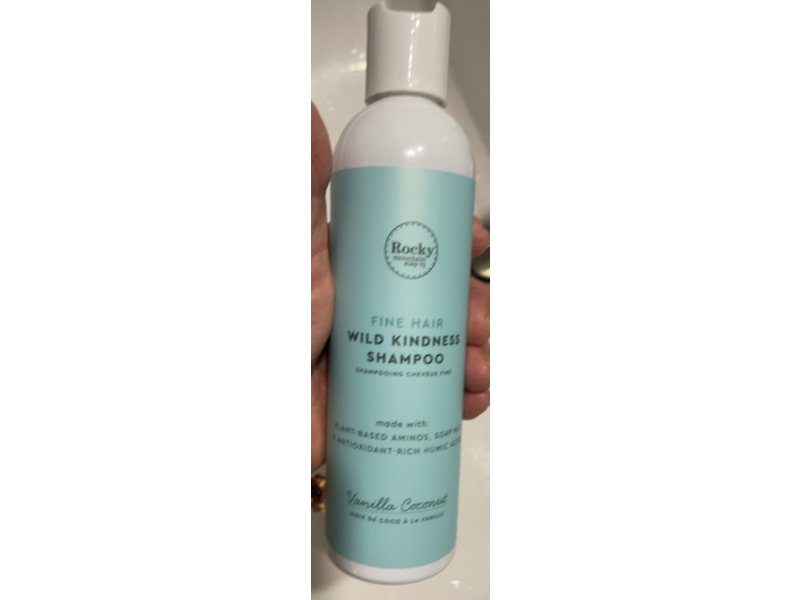 Rocky Mountain Soap Co Fine Hair Wild Kindness Shampoo, Vanilla Coconut