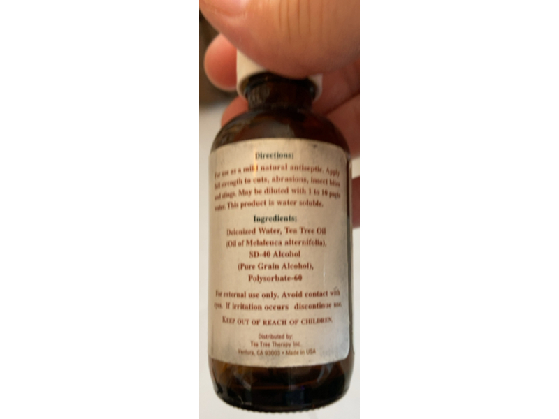 Tea Tree Therapy 15% Water Soluble Oil, 2 fl oz/60 mL