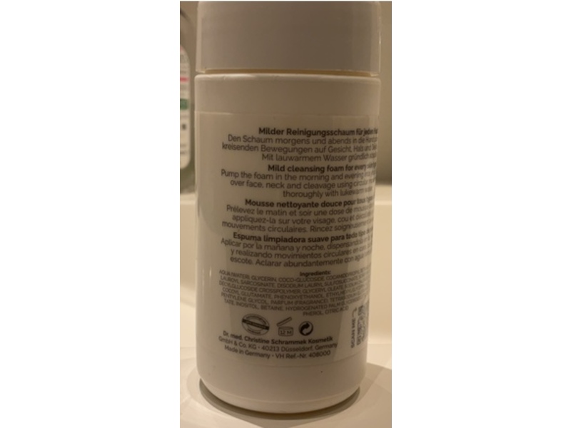 Dr.Med. Christine Schrammek Soft Foam Cleanser, Essential, 4.1 fl oz/120 mL