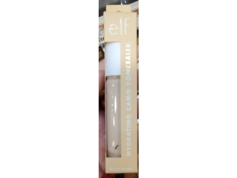 e.l.f. Cosmetics Hydrating Camo Concealer, Medium Peach, 0.2 fl oz/6 mL
