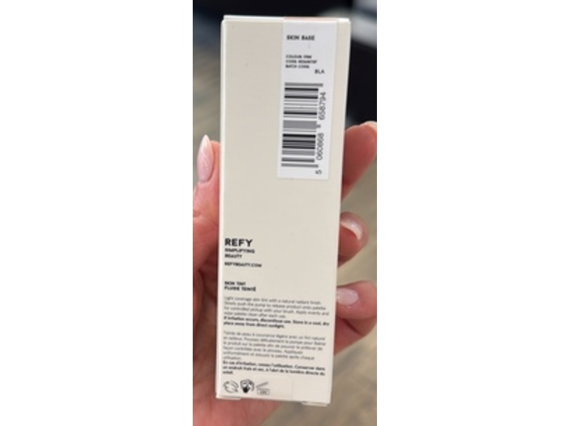 Refy Skin Base Skin Tint, 170N, 1.01 fl oz/30 mL