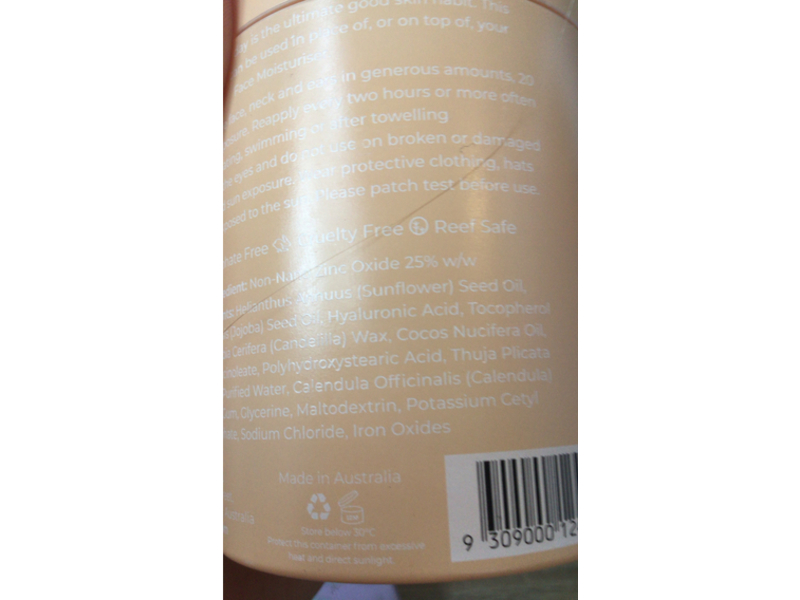 Petite Skin Co. Mineral Face Sunscreen, SPF 50, 2.64 oz/75 g