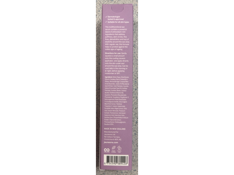 Jeuneora DoeEyes Revitalising Eye Serum, 0.5 fl oz/15 mL