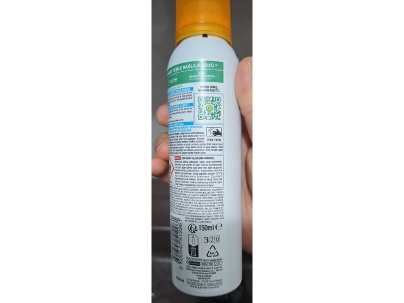 Garnier Ambre Solaire Sunscreen, SPF 50+, 150 mL