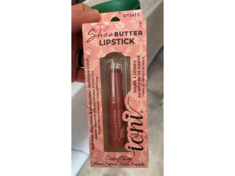 Ioni Shea Butter Lipstick, Deep Mauve, 0.13 oz/3.8 g