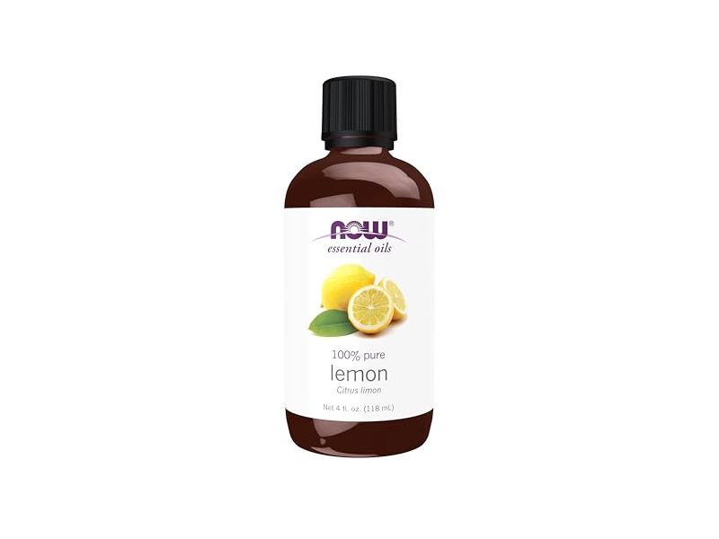 NOW Essential Oils, 100% Pure Lemon, 4 fl oz/118 mL