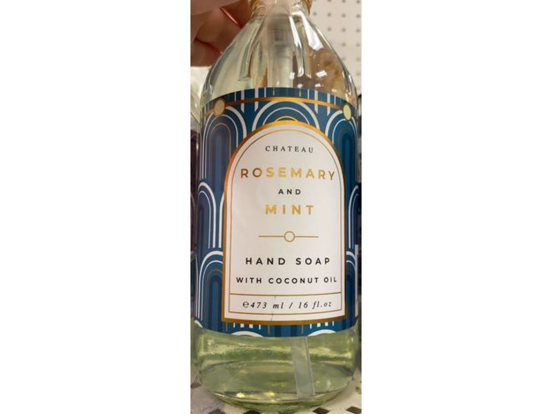Chateau Hand Soap, Rosemary And Mint, 16 fl oz/473 mL