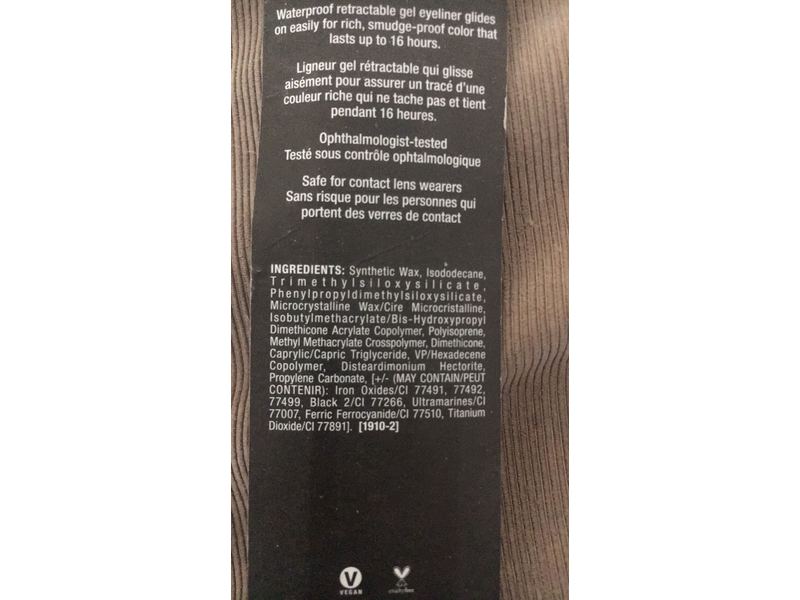 Wet N Wild Breakup-Proof Waterproof Retractable Eyeliner, Black