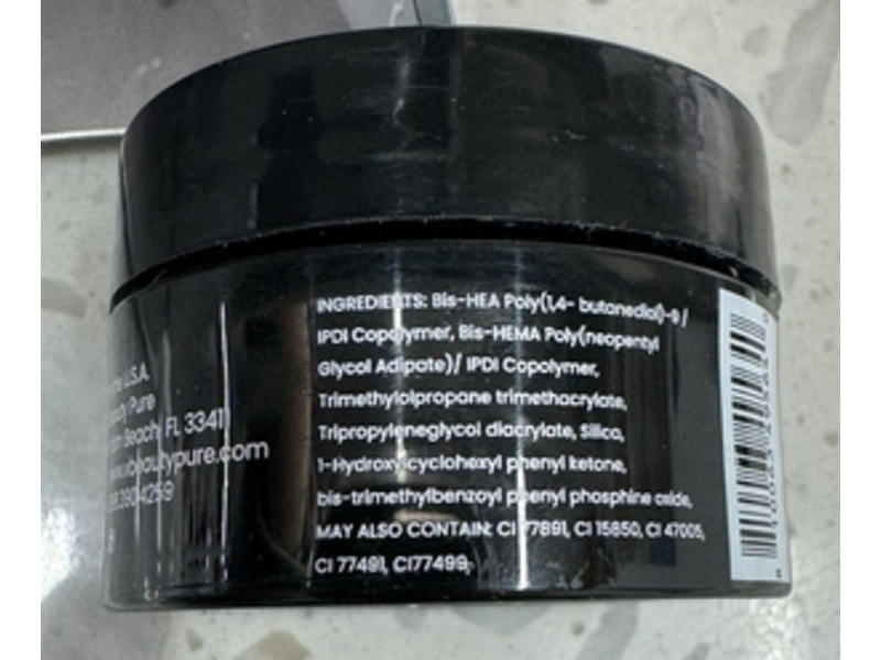 V Beauty Pure Builder Gel, Electric Pink, 0.54 fl oz/15 mL