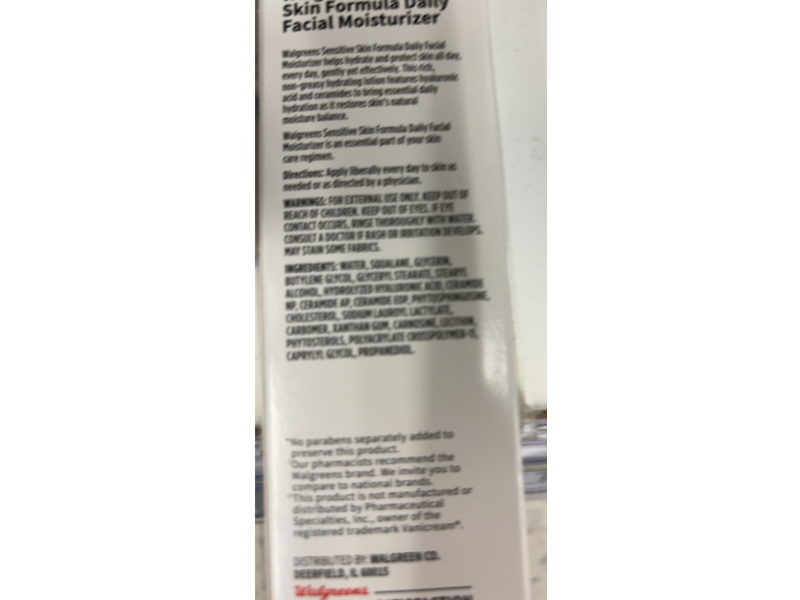 Walgreens Daily Facial Moisturizer, 3 fl oz/89 mL