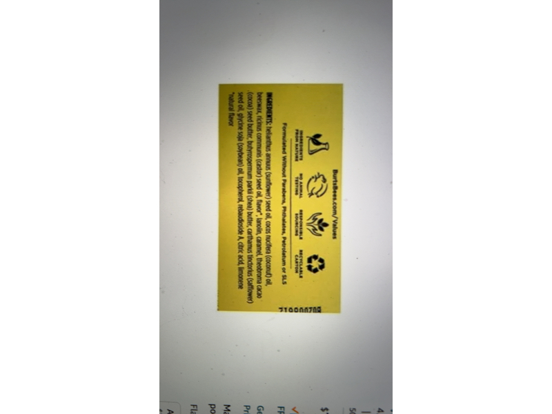 Burt's Bees Moisturizing Lip Balm, Salted Carmel, 0.15 oz/4.25 g