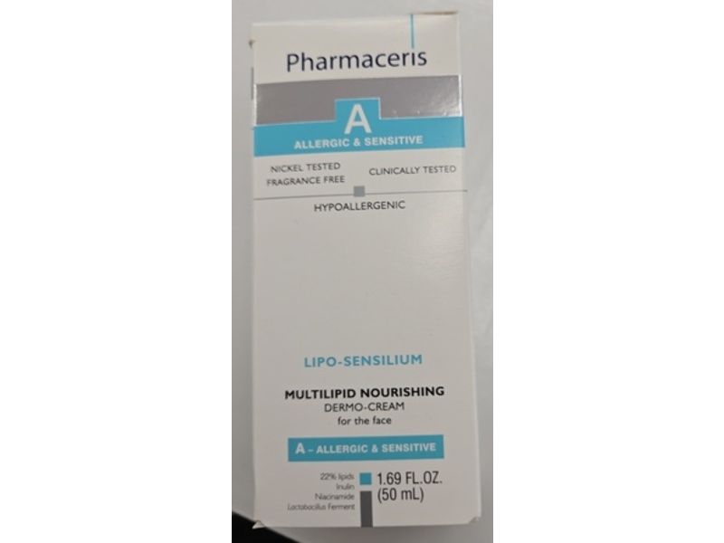 Pharmaceris Lipo-Sensilium Multilipid Nourishing Dermo-Cream, 1.69 fl oz/50 mL