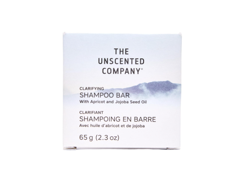 The Unscented Company Clarifying Shampoo Bar, Apricot And Jojoba Seed Oil, 2.3 oz/65 g