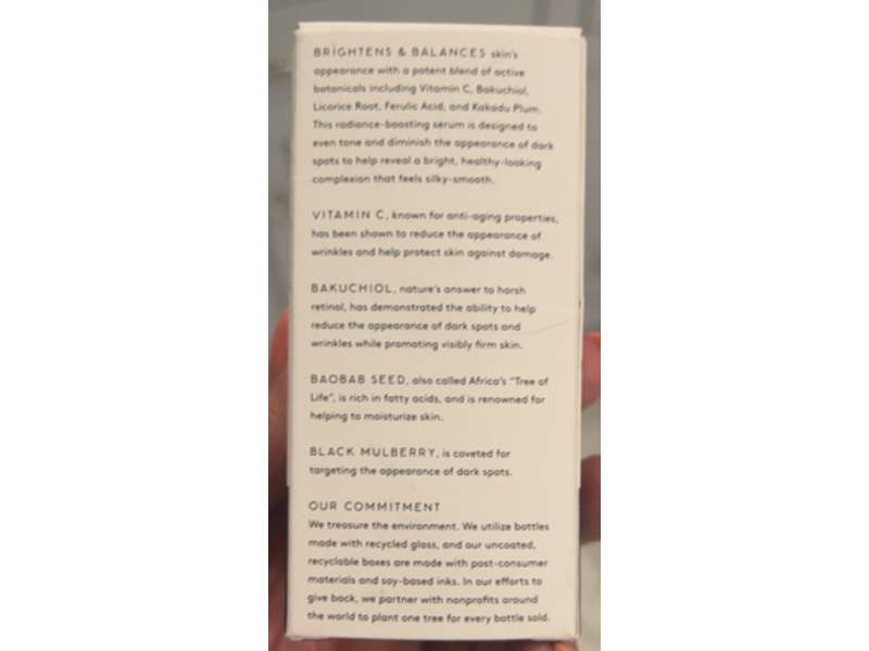 Naked & Thriving Illuminate BC+ Brightening Serum, 1 fl oz/30 mL