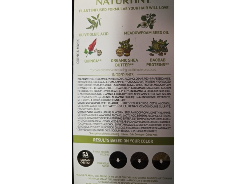 Naturtint Permanent Hair Color, 5A Light Ash Chestnut, 5.07 fl oz/150 mL