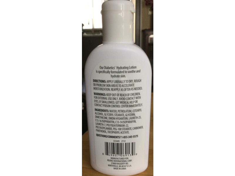 XtraCare Diabetics Hydrating Lotion Dry Skin Relief, 7.5 oz/212 g