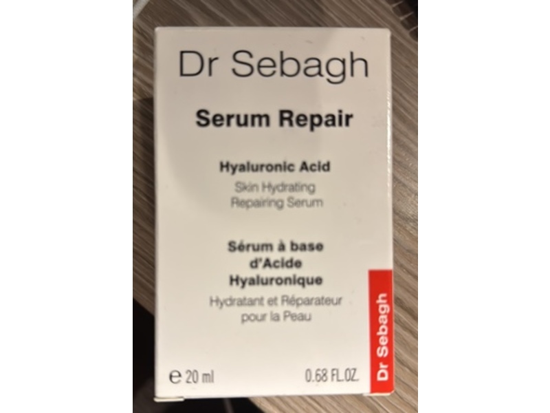 Dr Sebagh Skin Hydrating Repairing Serum, Hyaluronic Acid, 0.68 fl oz/20 mL