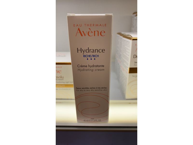 Avene Hydrance RICH Hydrating Cream, 1.3 fl oz/40 mL