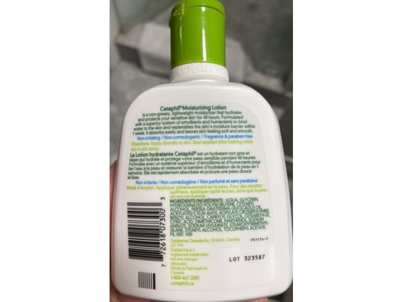 Cetaphil Moisturizing Lotion, Sensitive, 250 mL