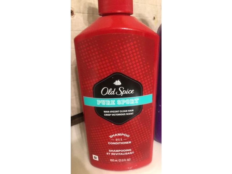Old Spice 2 in 1 Shampoo & Conditioner, Pure Sport, 21.9 fl oz/650 mL