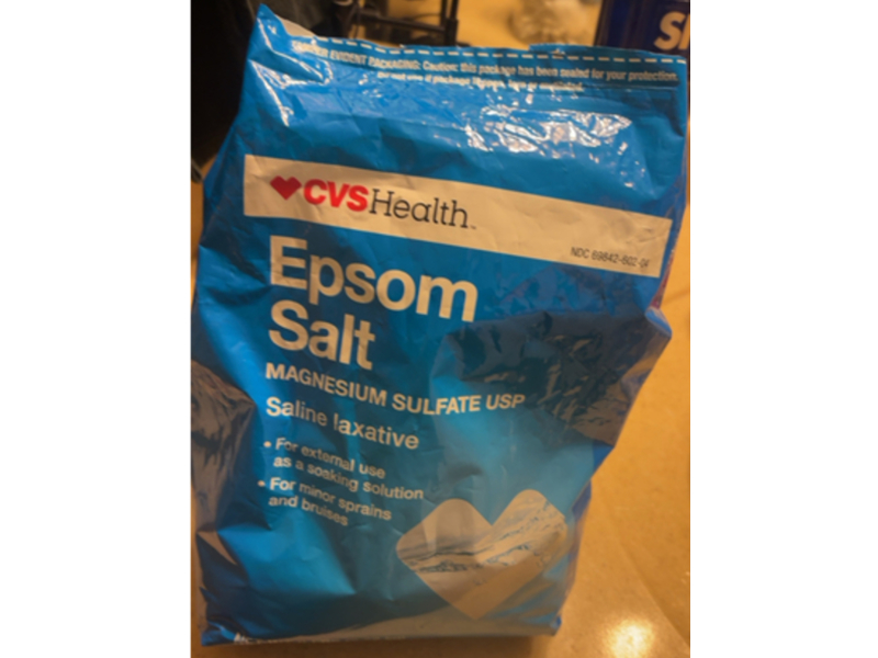 CVS Health Epsom Salt, Magnesium Sulfate, 2.72 kg